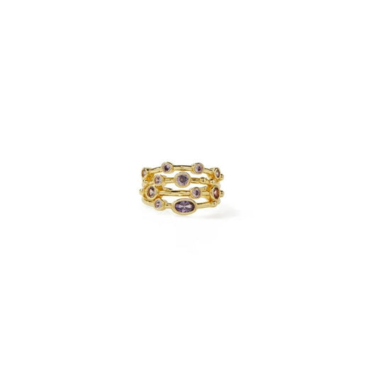 Celestia Spiral Zircon Ring