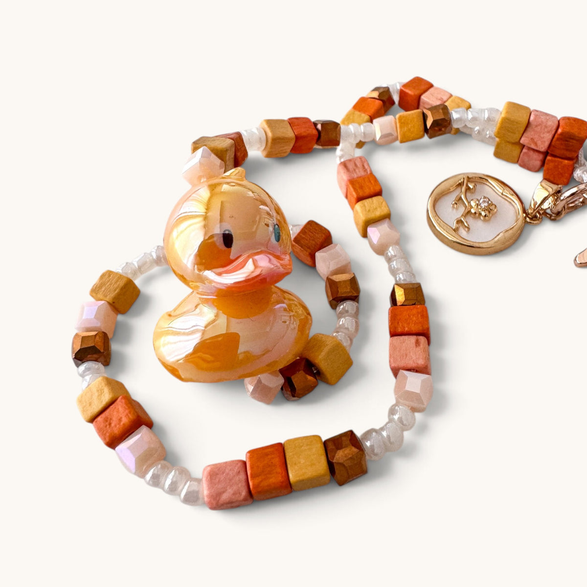 Golden Duck Charm