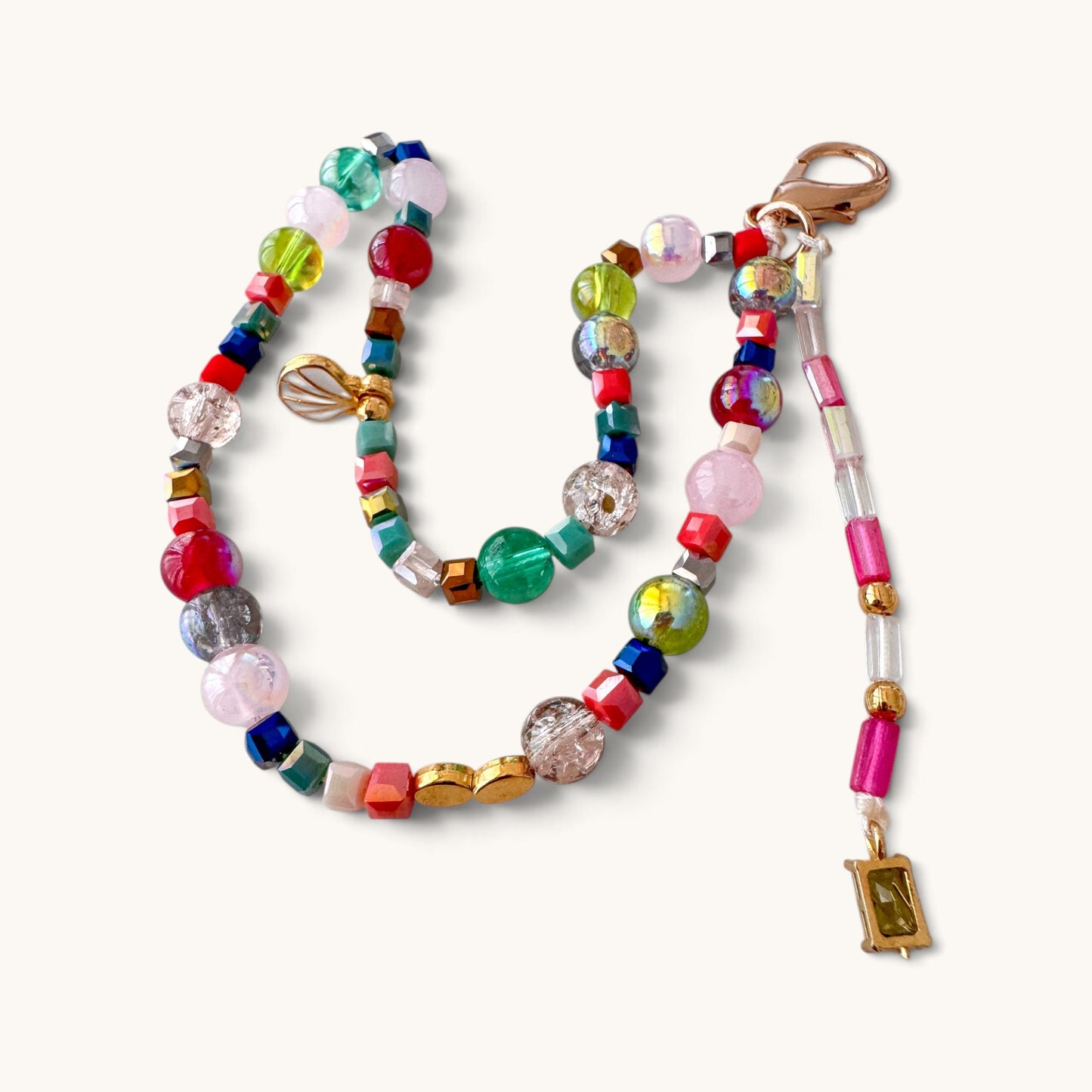 Rainbow Shell Charm