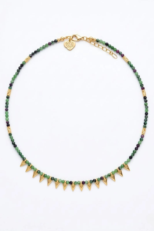 Ruby Zoisite Necklace