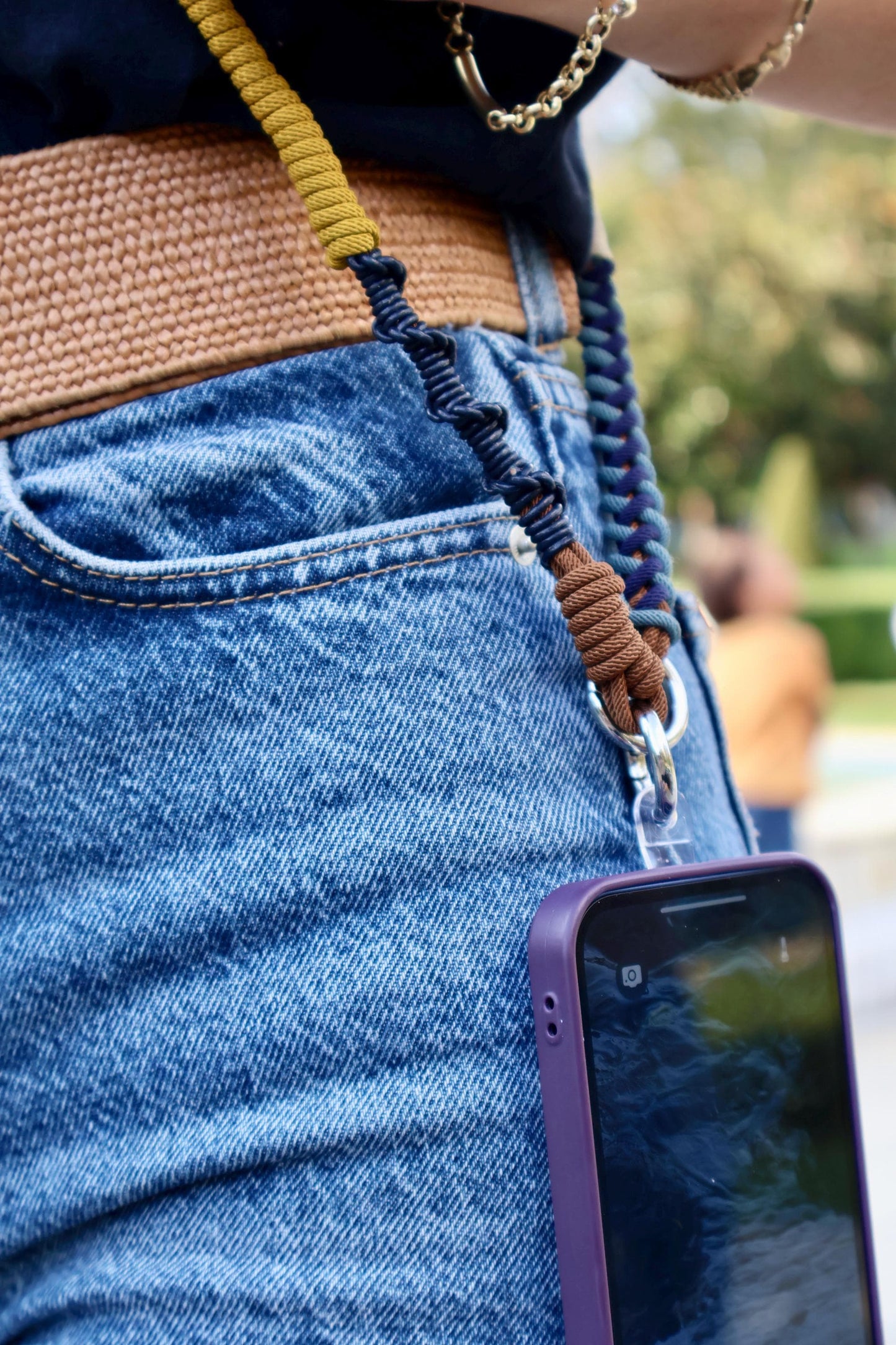 Atlas Navy Crossbody Strap
