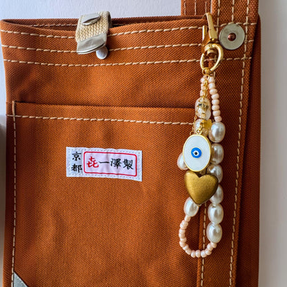 Evil Eye Pearl Charm