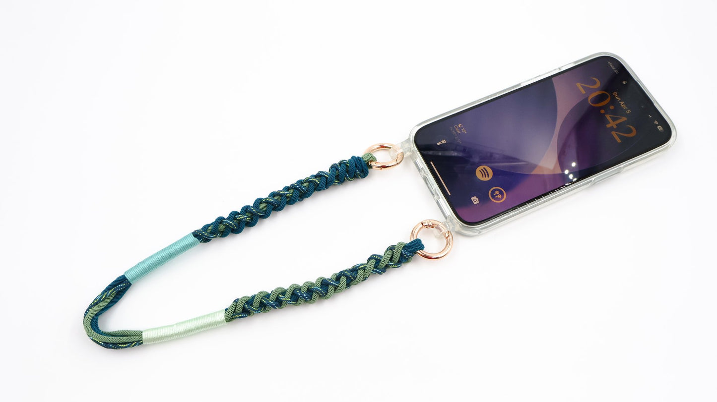 Forest Glitter Wristlet