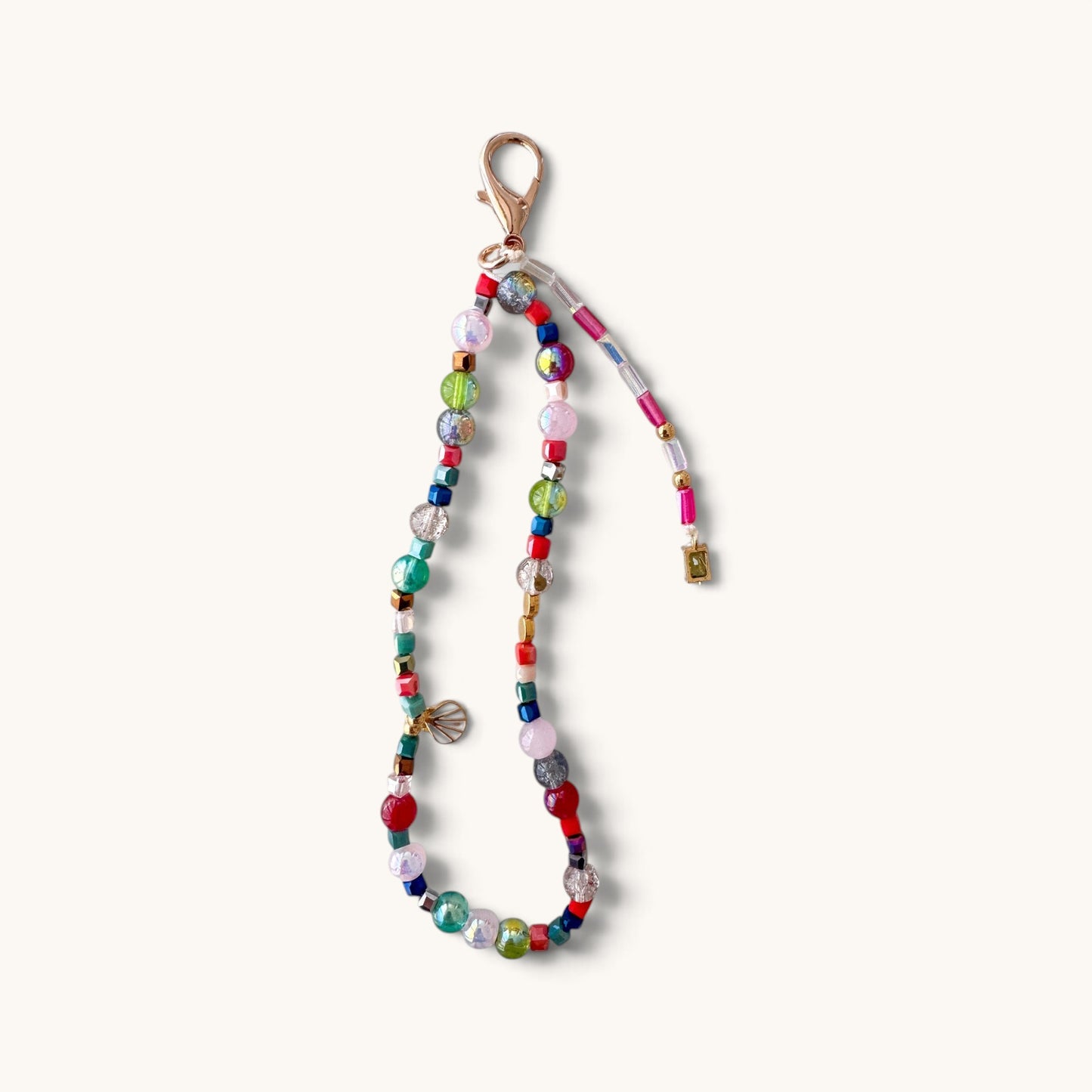 Rainbow Shell Charm