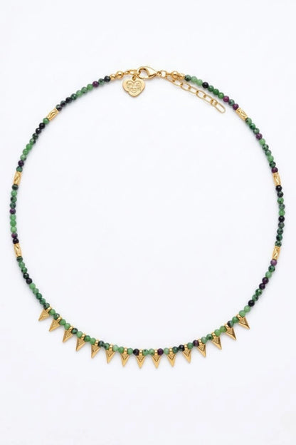 Ruby Zoisite Necklace
