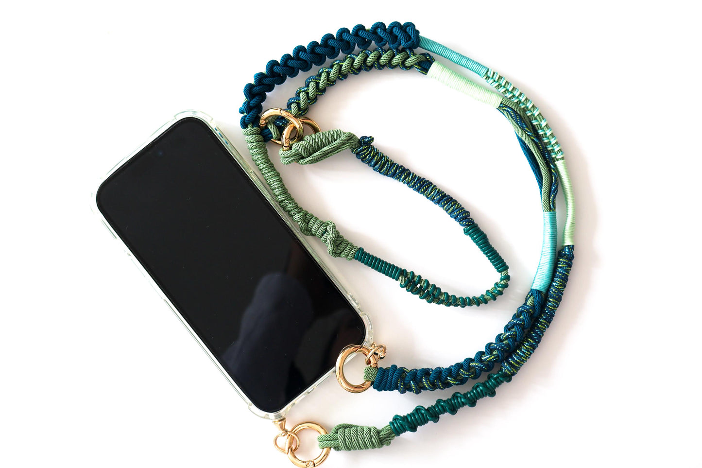 Forest Glitter Crossbody Strap