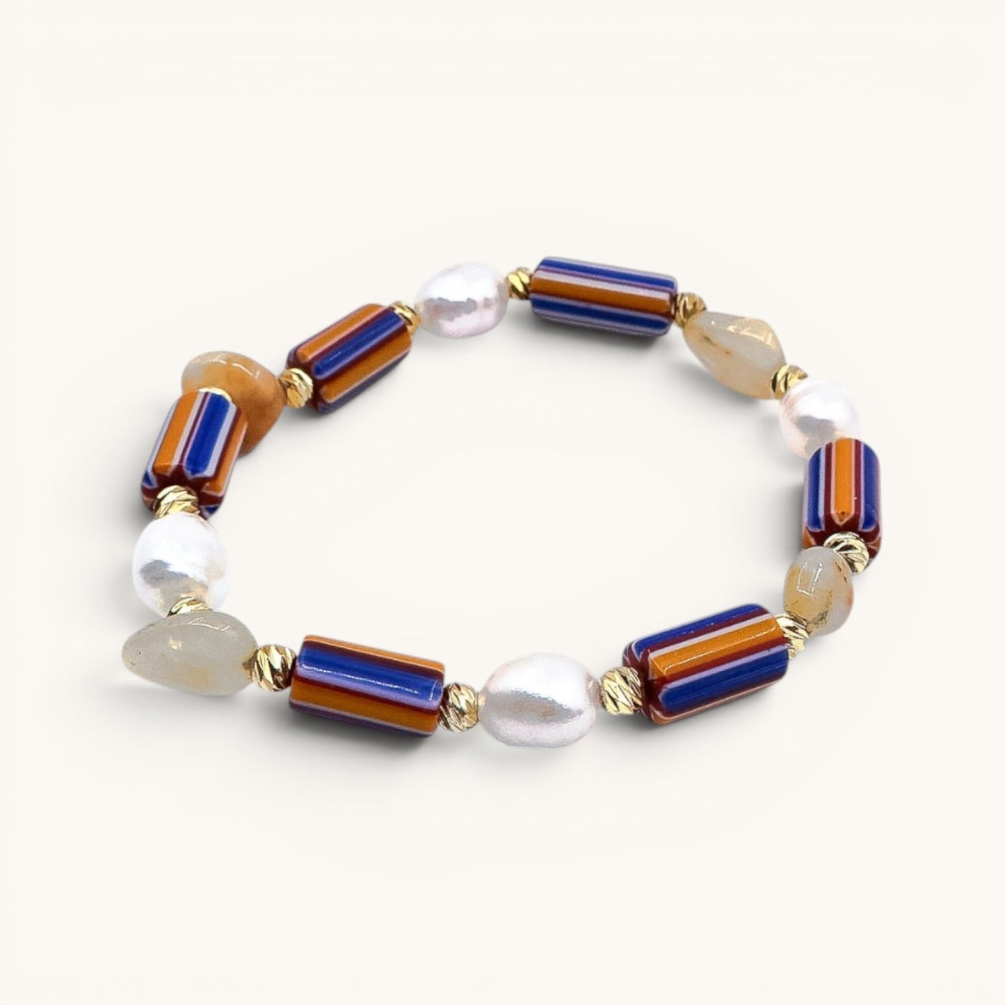 Chevron Sienna Stripe Bracelet