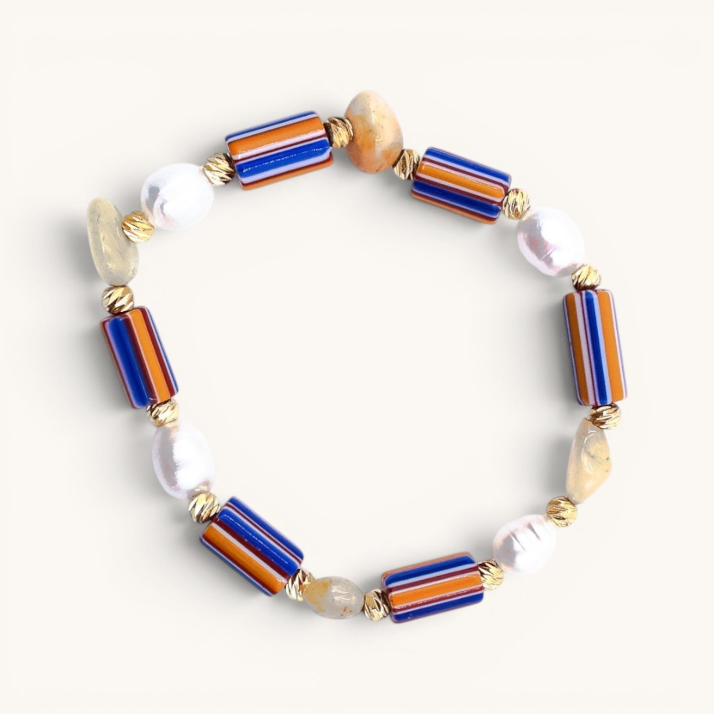 Chevron Sienna Stripe Bracelet