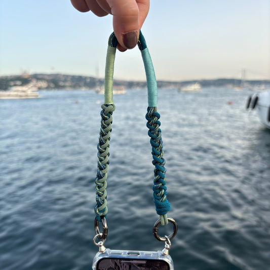 Forest Glitter Wristlet