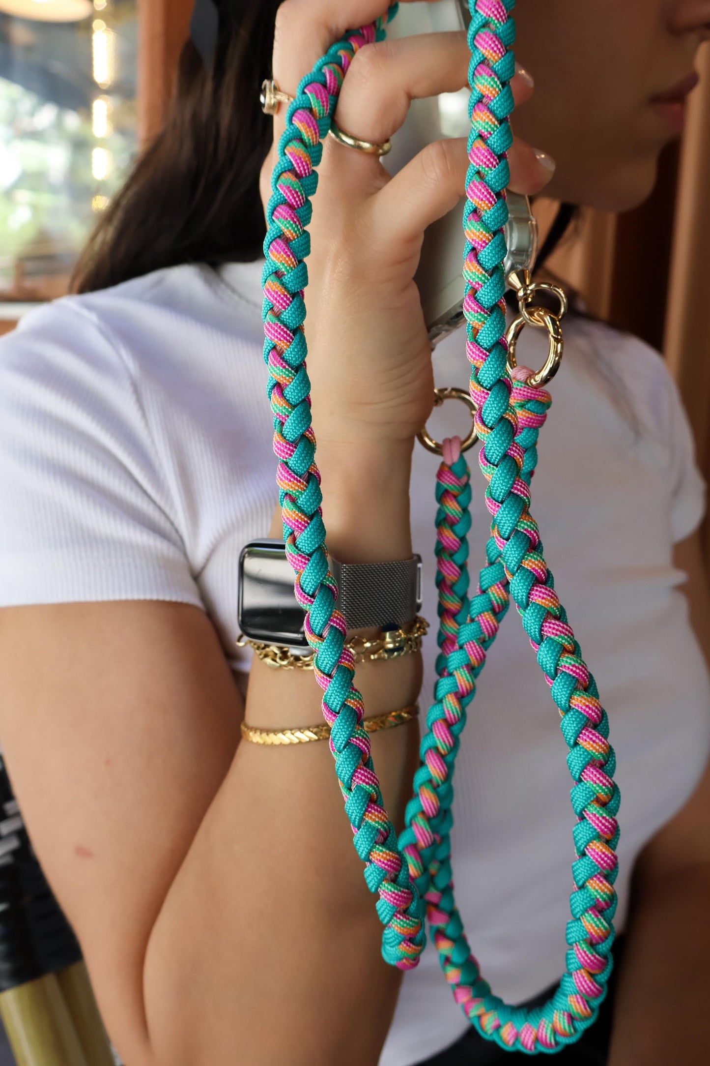 Lagoon Pink Crossbody Strap