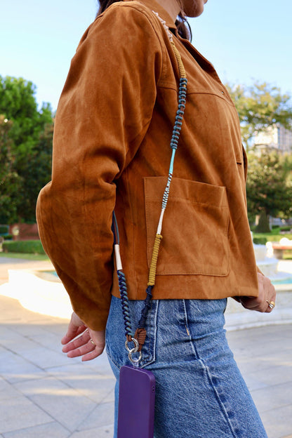 Atlas Navy Crossbody Strap