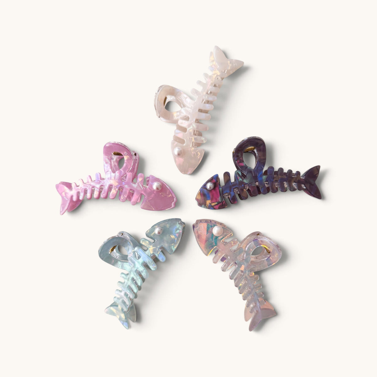 Fishbone Claw Clip