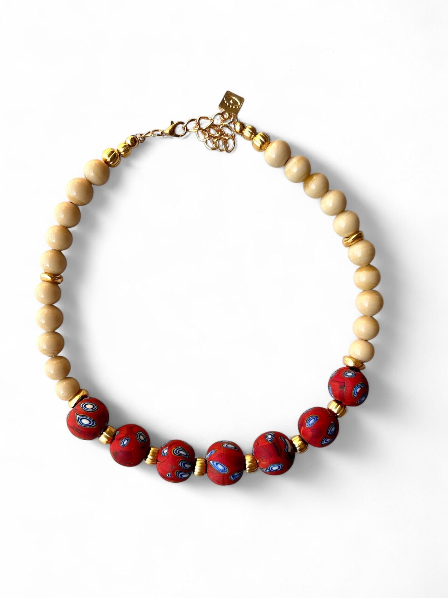 Ghana Beads Chunky Necklace