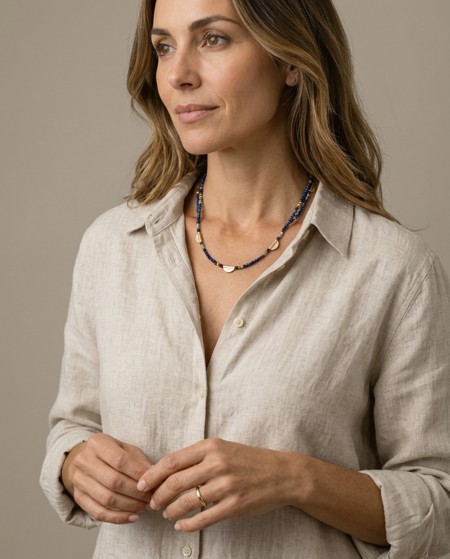 Sylvie Sapphire Necklace