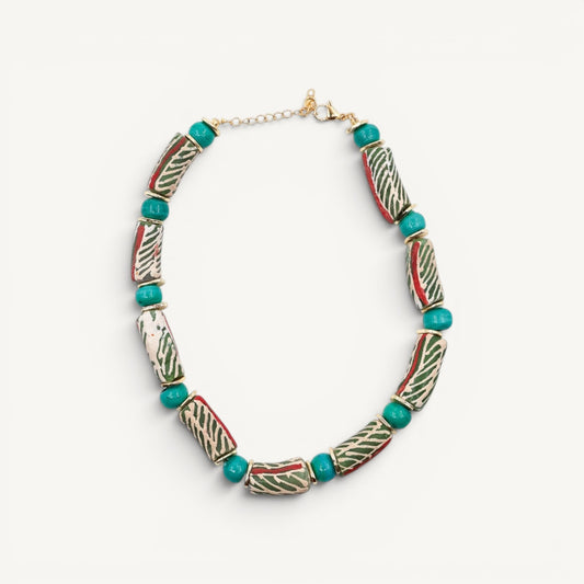Krobo Turquoise Necklace