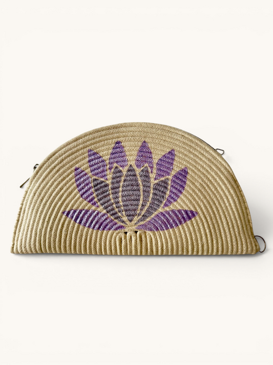 The Metallic Lotus Clutch