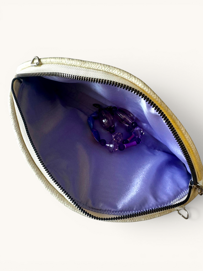 The Metallic Lotus Clutch
