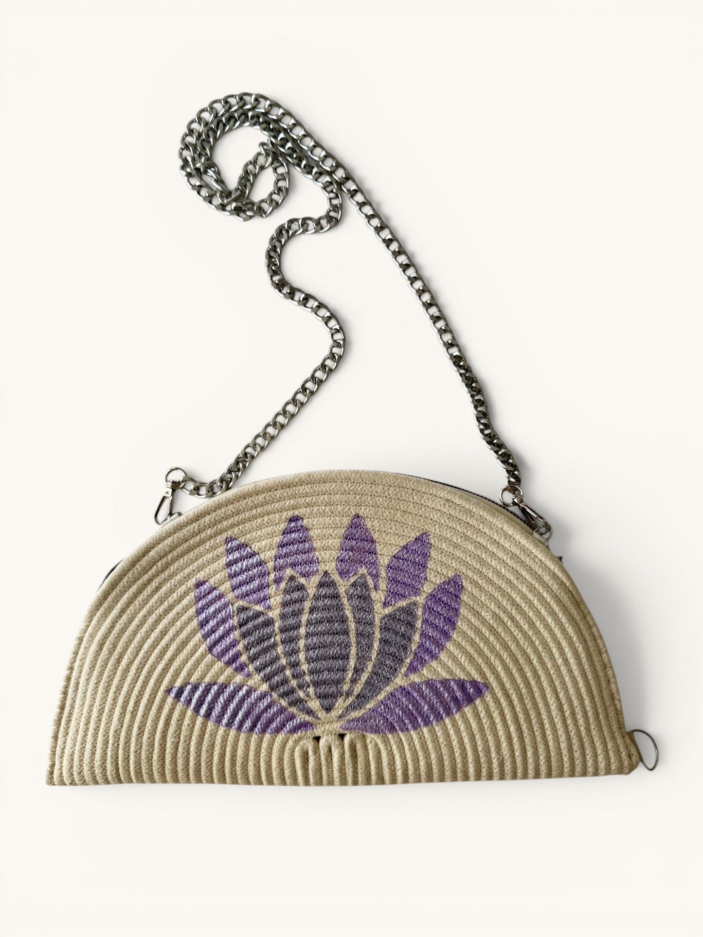 The Metallic Lotus Clutch
