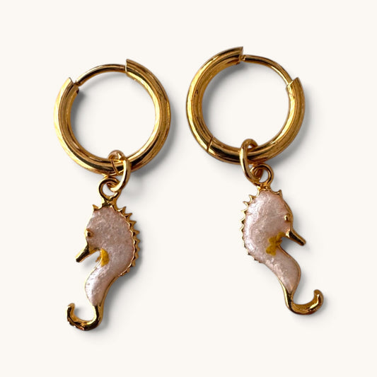 Pearl Seahorse Bikini Charm