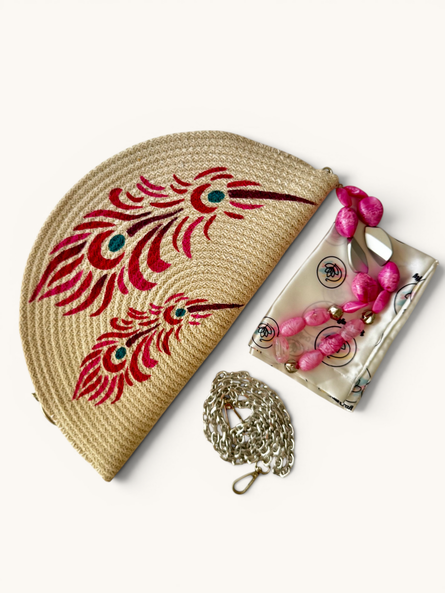 The Feather Clutch