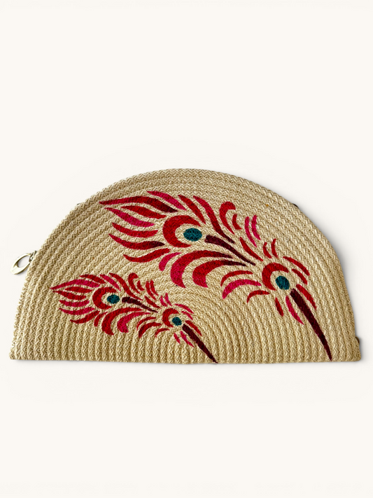 The Feather Clutch
