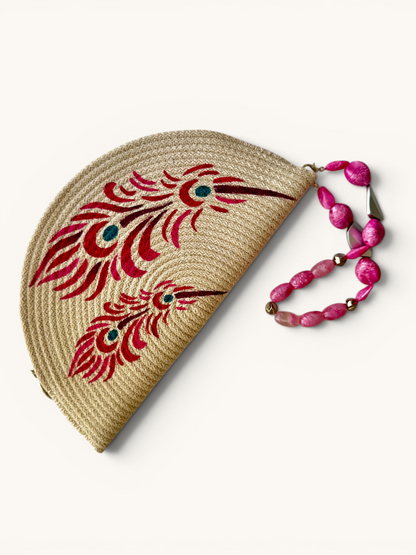 The Feather Clutch