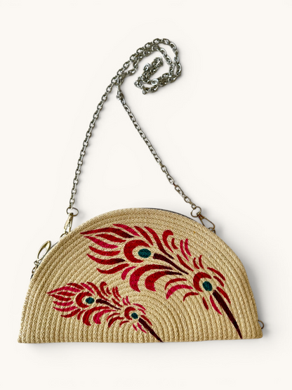 The Feather Clutch