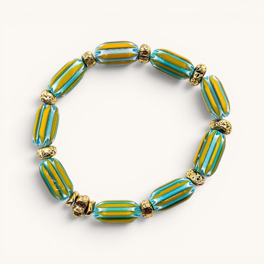 Citron Stripe Bracelet